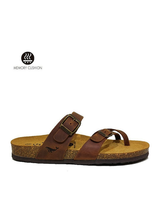 Plakton Bombay Leather Women's Flat Sandals Ana...