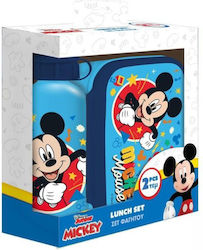 412505 Aluminum Lunchbox-Water Bottle Set Mickey