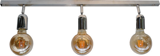 DITS Lighting Τριπλό Σποτ με Ντουί GU10 σε Μπρούτζινο Χρώμα