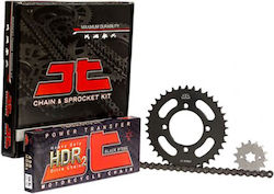 JT Sprockets Kette & Ritzel-Kit für Yamaha Crypton S 115 KJTCRYP115S