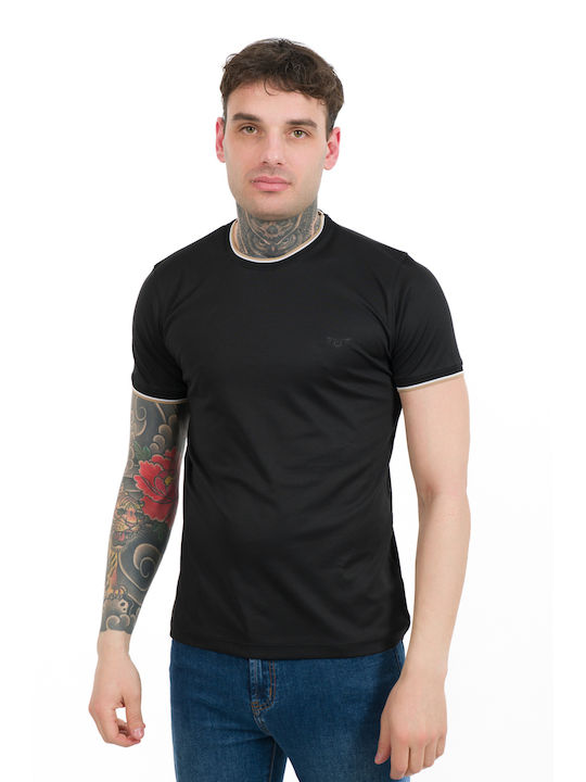 Side Effect T-shirt Bărbătesc cu Mânecă Scurtă BLACK