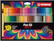 Stabilo Pen 68 Arty Cardboard Wallet 65 Colors Toys