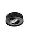 Kanlux Rectangle Recessed Spot Black 9.8x9.8cm. 1pcs