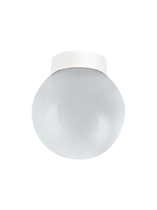 Struhm Plastic Spot Încorporat cu Soclu E27 Alb 1buc