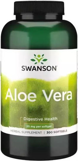 Swanson Aloe Vera 300 μαλακές κάψουλες