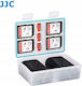 Jjc Box Gehäuse Akku Wiederaufladbar Gehäuse + Sd Microsd Speicherkarten Xl