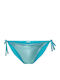 Bikinihosen Slip mit Schnürung Hellblau