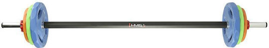 HMS Straight Bar Φ30mm Set with Weights 20kg Length 140cm without Collars