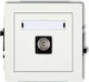 Karlik TV Antenna Socket in White color DGTV-1