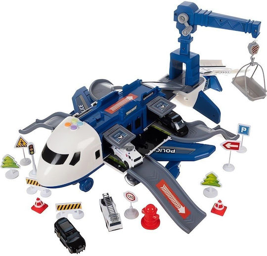 Large Police Plane Zola Multifunctional Foldable Parking Crane Cars Included Dimensions 37-63
