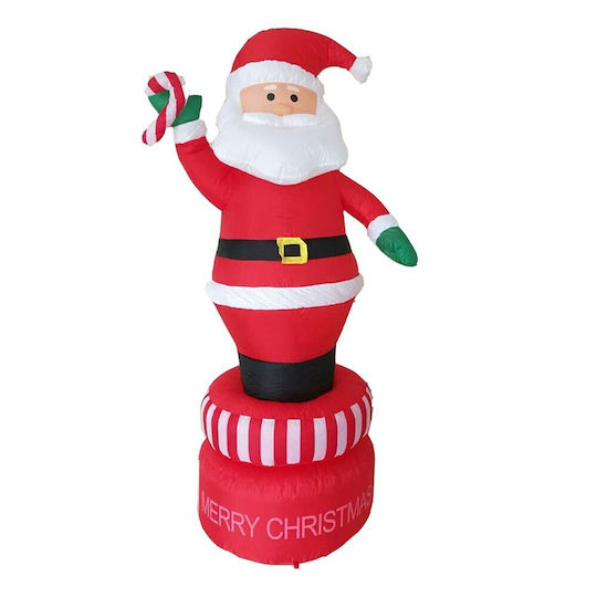 Oem Inflatable Santa Claus Electric 360° Rotating Motion Height 2.10m