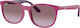 Ray Ban Square Kids Sunglasses with Polarized Lens Pink for 3-8 Years