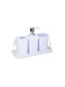 Next Ceramic Bathroom Accessory Set White 4pcs