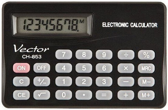 Vector Calculator de buzunar. în Culoarea Negru 1buc