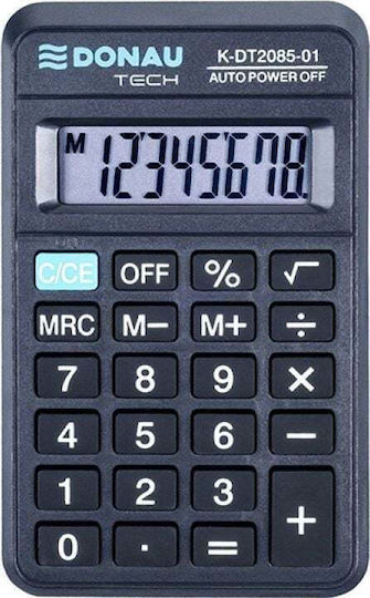 Donau Calculator de buzunar. în Culoarea Negru 1buc