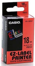 Casio Етикетен Филм В Черен Цвят XR-18RD1