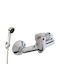 Hydroland Mixing Shower Shower Faucet Complete Set Silver
