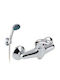 Hydroland Mixing Shower Shower Faucet Complete Set Silver