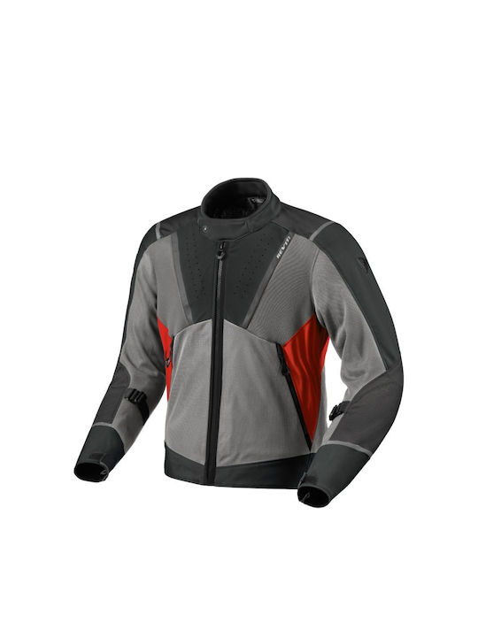 Rev'IT Summer Men's Riding Jacket Softshell Gray