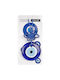 HOMie Hanging Lucky Charm Burner Blue made of Glass 8.5x18.5cm 1pcs