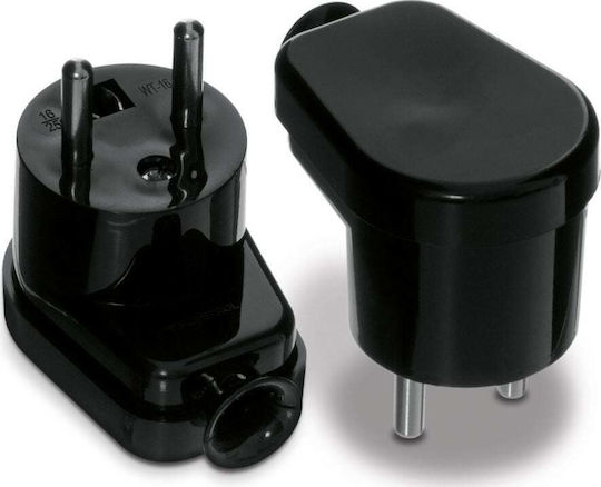 Volteo Schuko Plugs Corner Black