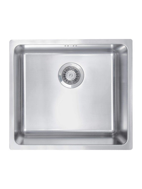 Deante Ένθετος Νεροχύτης Inox Μ49xΠ44cm Γκρι