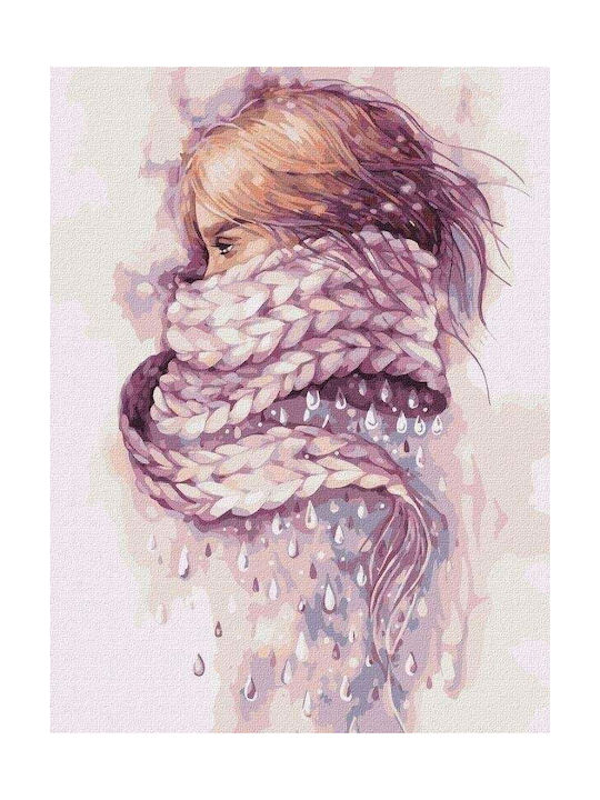 Ideyka Winter Calm Gemälde auf Leinwand 30x40cm
