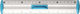 Tetis Ruler 20cm Blue Aluminium Tetis Price 1 Piece