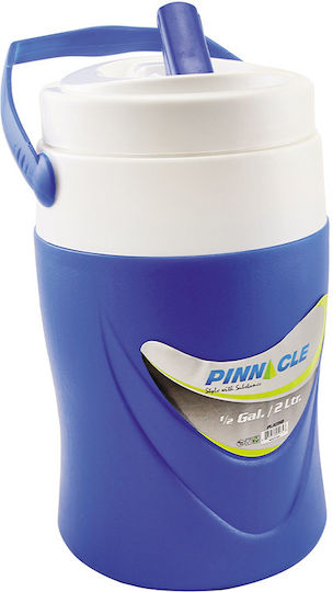 Pinnacle Proximo Δοχείο με Βρυσάκι Θερμός Πλαστικό 2lt Blue με Λαβή