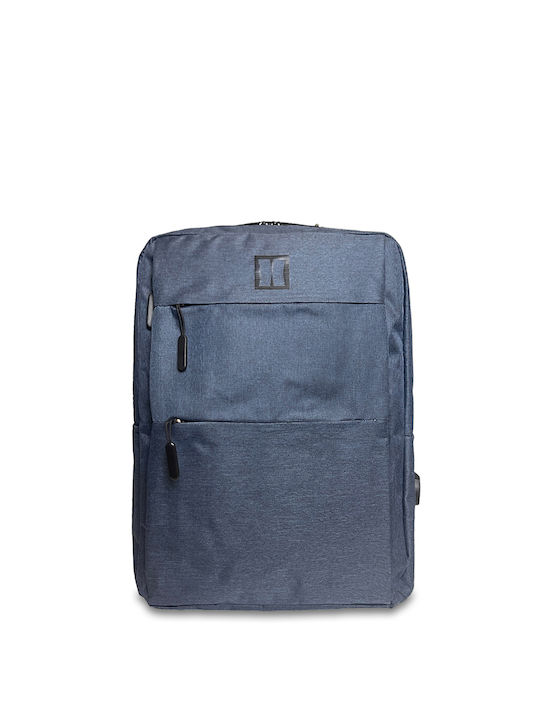 Hunter Men's Backpack with USB Port Blue