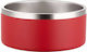 Stainless Steel Food Bowl for Dog 2 Spots cm