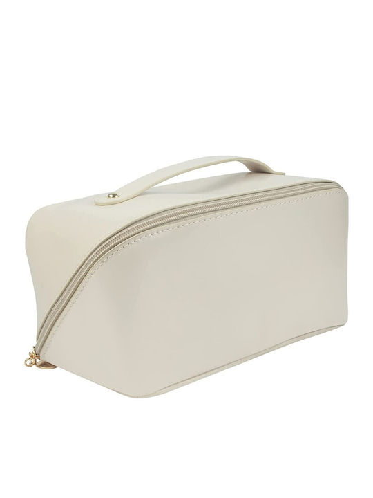 Toiletry Bag in White color 23cm