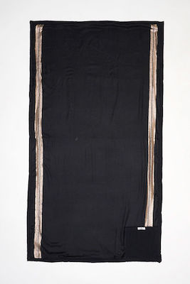 SugarFree Beach Towel Black 180x100cm.