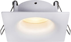 Zambelis Lights Waterproof Outdoor Ceiling Spot GU10 in White Color S165 Zambelis Lights Waterproof Outdoor Ceiling Spot GU10 in White Color S165