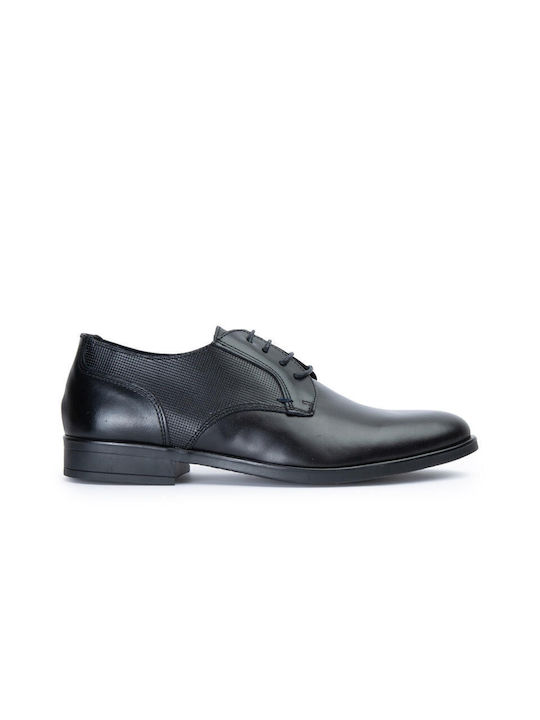 Dj.Santa Men's Leather Dress Shoes Black