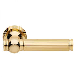 Zogometal Rosette - Door Escutcheon Knob Gold