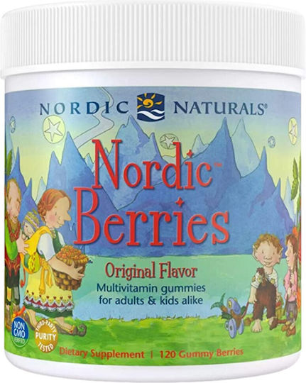 Nordic Naturals Nordic Berries Multivitamin Мултивитамин Original 120 желирани бонбони