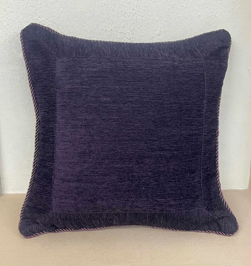 Linea Home Decorative Pillow Case in Velvet Purple 43x43cm