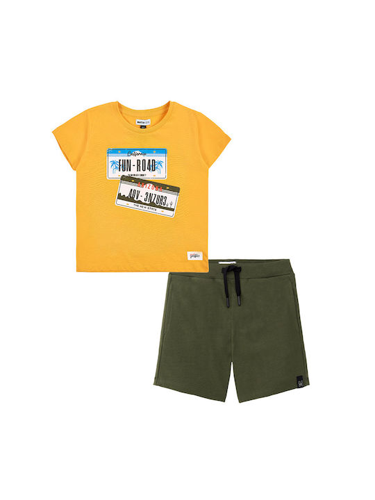 Nath Kids Kids Set with Shorts Summer 2pcs Yellow