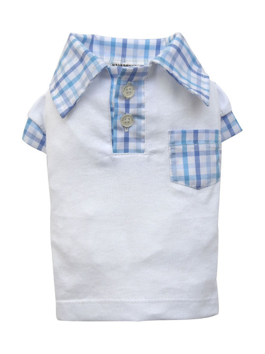 Doggy Dolly T-shirt Σκύλου σε Λευκό χρώμα XXL