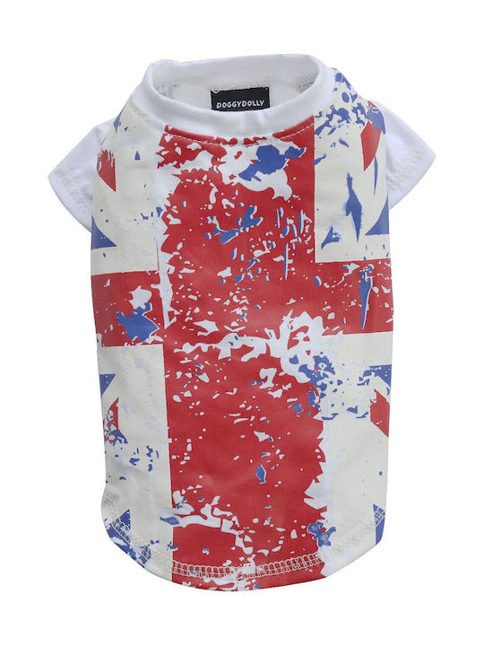 Doggy Dolly T-shirt Σκύλου σε Λευκό χρώμα XS