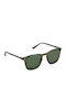 Moken Unisex Sonnenbrille mit Grün Kunststoff Gestell und Grün Polarisiert Linse MKNF01-OLV-GRN