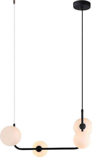 Italux Hängelampe Schwarz 54x27cm Italux Hängelampe Schwarz 54x27cm