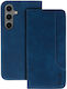 Wonder Back Cover Piele artificială Albastru marin (Galaxy A14)