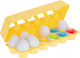 Matching Eggs Montessori Lernspiel Wissen