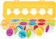 Match Eggs With Fruits And Vegetables Montessori Εκπαιδευτικό Παιχνίδι Γνώσεων