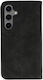 Wonder Back Cover Synthetic Leather / Silicone Black (Galaxy S24)