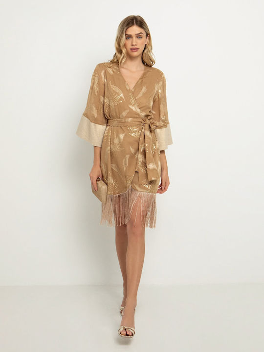 Toi&Moi Dress Wrap Brown