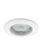 Kanlux Metalic Spot Încorporat cu Soclu GX5.3 Alb 7.9x7.9cm. 1buc