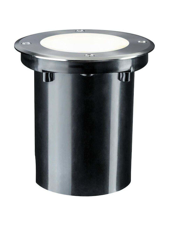 Paulmann Rund Einbau Spot mit integriertem LED und Warmweißes Licht Silber 1Stück
